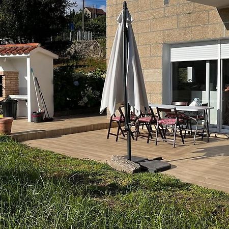 Agradable Casa Rural Entre Pontevedra Y Arcade Bagian luar foto
