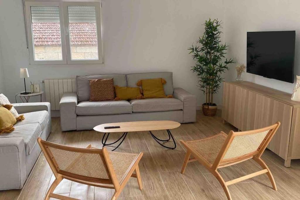 Agradable Casa Rural Entre Pontevedra Y Arcade Bagian luar foto
